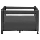 Patut multifunctional, Lionelo, Patty, 5 in 1, 0- 36 luni, Co-sleeper, Tarc de joaca, Patut de calatorie, Laterala rabatabila, 2 trepte reglare saltea, Roti, Husa transport inclusa, Gri