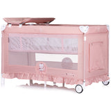 Patut pliabil Chipolino Palace Cat pink