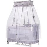 Patut pliabil Chipolino Palace Hippo grey