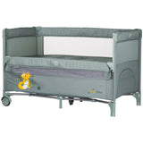 Patut pliabil Chipolino Relax basil cu laterala culisanta