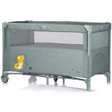 Patut pliabil Chipolino Relax basil cu laterala culisanta