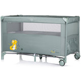 Patut pliabil Chipolino Relax basil cu laterala culisanta