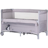 Patut pliabil Chipolino Relax cloud cu laterala culisanta