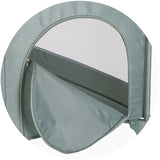 Patut pliabil cu saltea de infasat Chipolino Luna basil