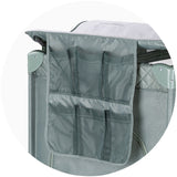 Patut pliabil cu saltea de infasat Chipolino Luna basil