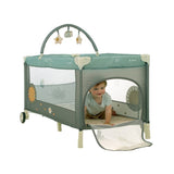 Patut pliant, Jane, One Level, Cu roti, Cu arcada cu jucarii, Geanta de transport, Cu un nivel, Conform standardelor europene EN 716-1:2017+AC:2019EN 16890:2017 + A1:2021, Botanic