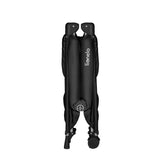 Patut pliant, Lionelo, Amelie, Cu intrare laterala, 100.5×70.5 cm, Include salteluta, roti, geanta pentru transport, Constructie usoara- 7 kg, Cadru stabil din otel, Negru