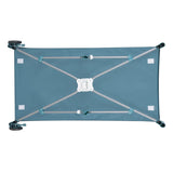 Patut pliant, Lionelo, Flower, Cu doua nivele, Cu arcada, Geanta transport, Masuta de infasat, Bara cu jucarii, Fereastra laterala, 120x60 cm, Conform cu standardele europeane de securitate EN 716 si EN12221, Verde
