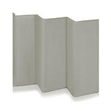 Patut pliant, Lionelo, Flower, Cu doua nivele, Cu arcada, Geanta transport, Masuta de infasat, Bara cu jucarii, Fereastra laterala, 120x60 cm, Conform cu standardele europeane de securitate EN 716 si EN12221, Cappuccino