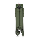 Patut pliant, Lionelo, Jasmin Easy Fold, Pana la 15 kg, Usor de pliat, Cu doua nivele, Cu saltea ergonomica T25, Cu intrare laterala cu fermoar, 2 roti cu frana, 123 x 67 cm, Conform cu EN 716, 0-36 luni, Verde