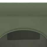 Patut pliant, Lionelo, Jasmin Easy Fold, Pana la 15 kg, Usor de pliat, Cu doua nivele, Cu saltea ergonomica T25, Cu intrare laterala cu fermoar, 2 roti cu frana, 123 x 67 cm, Conform cu EN 716, 0-36 luni, Verde