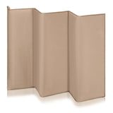 Patut pliant, Lionelo, Jasmin Easy Fold, Pana la 15 kg, Usor de pliat, Cu doua nivele, Cu saltea ergonomica T25, Cu intrare laterala cu fermoar, 2 roti cu frana, 123 x 67 cm, Conform cu EN 716, 0-36 luni, Bej
