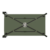 Patut pliant, Lionelo, Jasmin Easy Fold, Pana la 15 kg, Usor de pliat, Cu doua nivele, Cu saltea ergonomica T25, Cu intrare laterala cu fermoar, 2 roti cu frana, 123 x 67 cm, Conform cu EN 716, 0-36 luni, Verde