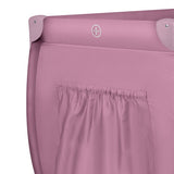 Patut pliant, Lionelo, Stefi Plus, Cu doua nivele, Cu intrare laterala cu fermoar, 2 roti, 120 x 60 cm, Conform cu standardul european de securitate EN 716, Roz