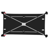 Patut pliant multifunctional, Lionelo, Ellen, Cu laterala culisanta, Nivel suplimentar, Intrare laterala cu fermoar, 2 roti, Saltea pliabila si geanta de transport incluse, 0- 36 luni, Pana la 15 kg, 120x60 cm, Conform cu EN 716, Negru