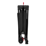 Patut pliant multifunctional, Lionelo, Ellen, Cu laterala culisanta, Nivel suplimentar, Intrare laterala cu fermoar, 2 roti, Saltea pliabila si geanta de transport incluse, 0- 36 luni, Pana la 15 kg, 120x60 cm, Conform cu EN 716, Negru