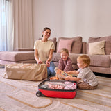 Patut pliant multifunctional, Lionelo, Ellen, Cu laterala culisanta, Nivel suplimentar, Intrare laterala cu fermoar, 2 roti, Saltea pliabila si geanta de transport incluse, 0- 36 luni, Pana la 15 kg, 120x60 cm, Conform cu EN 716, Verde