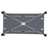 Patut pliant multifunctional, Lionelo, Ellen, Cu laterala culisanta, Nivel suplimentar, Intrare laterala cu fermoar, 2 roti, Saltea pliabila si geanta de transport incluse, 0- 36 luni, Pana la 15 kg, 120x60 cm, Conform cu EN 716, Gri
