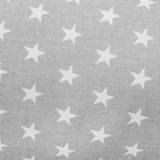 Perna alaptare, New Baby, Diametru 16 cm, Lungime in jurul circumferintei 125 cm, Bumbac, 100% antialergic, Husa detasabila, 0 luni+, Stars Grey