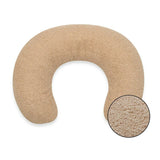 Perna alaptare, New Baby, Teddy, Bumbac+tesatura teddy, 100% antialergic, Husa detasabila, 60x45x18 cm, 0 luni+, Beige