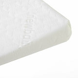 Perna oblica, New Baby, Basic, Asigura o pozitie corecta, Antialergica, Din spuma, Cu husa detasabila, 59x37 cm, 0 luni+, White