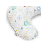 Perna pentru alaptat, Bocioland, Ballons, Cu husa detasabila, Din bumbac, 50x18 cm, Multicolor