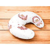 Perna pentru alaptat, MimiNu, Din bumbac certificat Oeko Tex Standard 100, Cu husa detasabila, Cu fermoar securizat, Circumferinta 155 cm, Design, Betty