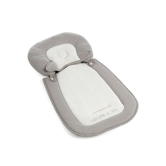 Perna universala reversibila, Jane, Pentru carucior, landou, scaun auto, balansoar, scaun de masa, 33 x 62 cm, Gri