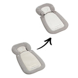 Perna universala reversibila, Jane, Pentru carucior, landou, scaun auto, balansoar, scaun de masa, 33 x 62 cm, Gri