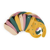 Baveta moale, Petite&Mars, Take&Match, Reglabil, Cu buzunar colector, Silicon, Fara BPA, 6 luni+, Verde