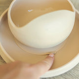 Bol, Petite&Mars, Take&Match, Din silicon, Cu ventuza, Fara BPA, 6 luni+, 350 ml, Bej