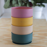 Bol, Petite&Mars, Take&Match, Cu ventuza, Silicon, Fara BPA, 450 ml, 6 luni+, Roz