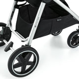 Carucior sport, Petite&Mars, Royal, Include husa pentru scaun, husa pentru picioare, geanta pentru scutece si capotina extensibila, Cu fereastra, Impermeabila, Cu SPF 50, Aluminiu, 0-22 kg, 111 x 57 x 86 cm, Mature Olive