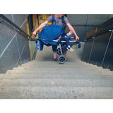 Carucior sport, Petite&Mars, Royal, Include husa pentru scaun, husa pentru picioare, geanta pentru scutece si capotina extensibila, Cu fereastra, Impermeabila, Cu SPF 50, Aluminiu, 0-22 kg, 111 x 57 x 86 cm, Mature Olive