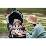 Carucior sport, Petite&Mars, Street+ Air, Include capotina impermeabila Editie limitata, Cu fereastra, husa picioare, cos de bagaje, Cu roti gonflabile, Centura de siguranta in 5 puncte, Pana la 25 kg, 6 luni+, Ocean