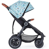 Carucior sport, Petite&Mars, Street+ Air, Include capotina impermeabila Editie limitata, Cu fereastra, husa picioare, cos de bagaje, Cu roti gonflabile, Centura de siguranta in 5 puncte, Pana la 25 kg, 6 luni+, Ocean