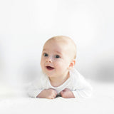 Cearceaf cu elastic, Petite&Mars, Impermeabil, Pentru patut co-sleeper, Din bumbac, 84x50 cm, 0 luni+, Alb