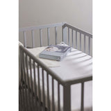 Cearceaf cu elastic, Petite&Mars, Soft Dream Dry, Impermeabil, Lavabil la masina pana la 95 de garde, 120x60 cm, Gri