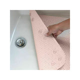 Covoras XXL de baie, Petite&Mars, Harry, Antialunecare, Cu ventuze, Dreptunghiular, Antiderapant, 91x43 cm, Roz
