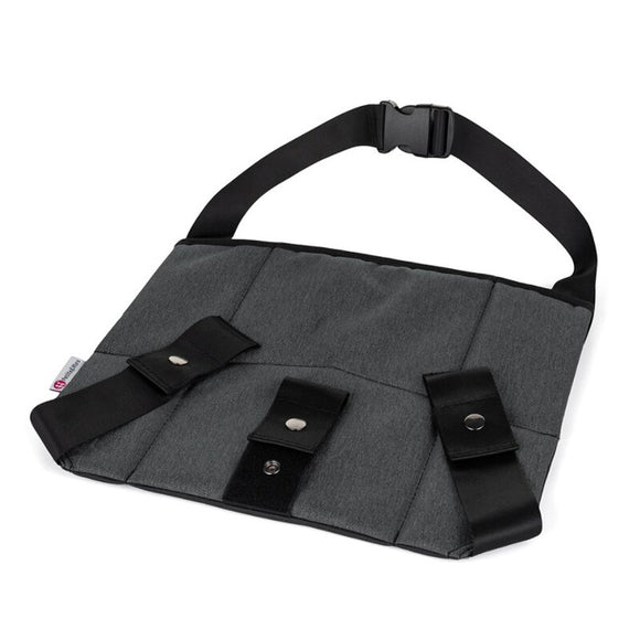 Deviator centura siguranta, Petite&Mars, Beltley, Pentru gravide, Grey