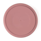 Farfurie compartimentata, Petite&Mars, Take&Match, Rotunda, Cu ventuza si 3 compartimente, Silicon, Fara BPA, 500 ml, 6 luni+, Roz