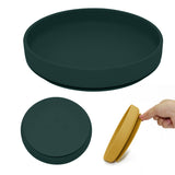 Farfurie, Petite&Mars, Take&Match, Din silicon, Cu ventuza, Fara BPA, 6 luni+, 400 ml, Verde Inchis