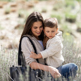 Geanta pentru mamici, Petite&Mars, Cu 6 buzunare, inclusiv termo si impermeabil, Cu saltea de infasat inclusa, 53 x 36 x 19 cm, Zoe, Gri