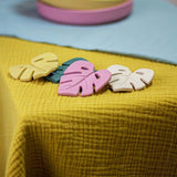 Jucarie dentitie, Petite&Mars, Take&Match, Din silicon, Fara BPA, Racire in frigider, Ocru