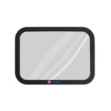 Oglinda auto retrovizoare, Petite&Mars, Rotativa 360, Montare pe tetiera cu ajutorul curelelor, 26.5 x 20, Negru