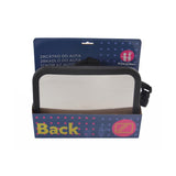 Oglinda auto retrovizoare, Petite&Mars, Rotativa 360, Montare pe tetiera cu ajutorul curelelor, 26.5 x 20, Negru