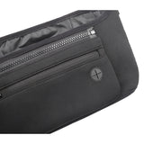 Organizator carucior, Petite&Mars, Cu buzunar frontal detasabil, Dimensiune universala, 31.5x19.5x9.5 cm, Atasare usoara cu Velcro, Negru