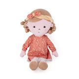 Papusa, Petite&Mars, Sophie 14 x 34 cm, 0 luni+, Ambalaj cu mini puzzle din carton, 35 cm, Roz