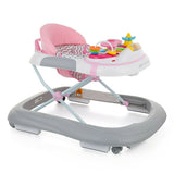 Premergator, Petite&Mars, Monty, Panou interactiv, Reglabil pe inaltime, Roti, Sustine 12 kg, Chevron Pink