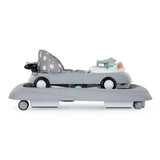 Premergator muzical, Petite&Mars, Cu panou interactiv si lumini Cabrio, Inaltime reglabila pe 3 pozitii, 6 luni+, Gri